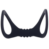 Sex & Mischief Shadow Small Silicone Cuffs - Black Small Restraints