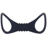 Sex & Mischief Shadow Large Silicone Cuffs - Black Large Restraints