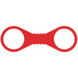 Sex & Mischief Amor Large Silicone Cuffs - Red Large Restraints