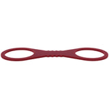 Sex & Mischief Enchanted Large Silicone Cuffs - Burgundy Large Restraints