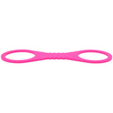 Sex & Mischief Large Hot Pink Silicone Cuffs - Hot Pink Large Restraints