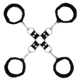SPORTSHEETS 5 Piece Hot Tie & Cuff Set - Black Restraints