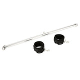 SPORTSHEETS Expandable Spreader Bar & Cuffs - Metal 74 cm Spreader Bar with Cuffs