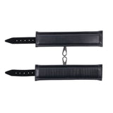 SPORTSHEETS Velvet Noir Handcuffs - Black Adjustable Cuff Restraints-SS37001