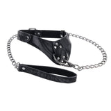 SPORTSHEETS Velvet Noir Collar & Leash - Black Restraint & Leash-SS37002