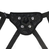 SPORTSHEETS Velvet Noir Strap On - Black Adjustable Strap-On Harness (No Probe Included)