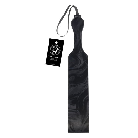 SPORTSHEETS Velvet Noir Loop Paddle - Black 42 cm Paddle-SS37008
