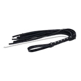 SPORTSHEETS Velvet Noir Chain Flogger - Black 43 cm Flogger Whip-SS37009
