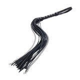 SPORTSHEETS Velvet Noir Chain Flogger - Black 43 cm Flogger Whip-SS37009