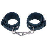 SPORTSHEETS Signature Twilight Tease Ankle Cuffs - Blue Adjustable Leg Restraints