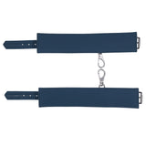 SPORTSHEETS Signature Twilight Tease Ankle Cuffs - Blue Adjustable Leg Restraints