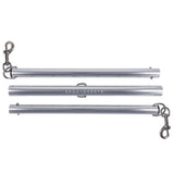 SPORTSHEETS Signature Adjustable Spreader Bar - Silver Metal Adjustable Spreader Bar (No Cuffs Included)