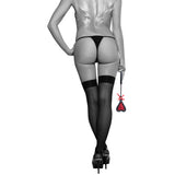 Sex & Mischief Heart Beat Crop - Black/Red 37.5 cm Crop Whip-SS77018