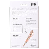 Sex & Mischief Brat Sensory Fingertips - Rose Gold - Set of 5-SS92126