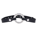 EDGE Interchangeable Ring Gag - Black Mouth Gag Restraint with 2 Interchangeable Pieces-SS98049