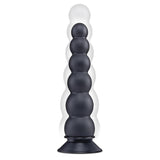 Size Up 7 Inch Ripple Inflatable Butt Plug - Black 20.3 cm Inflatable Butt Plug-SU109