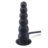Size Up 7 Inch Ripple Inflatable Butt Plug - Black 20.3 cm Inflatable Butt Plug-SU109
