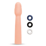 Size Up Realistic 2 Inch Penis Extender - Flesh 5 cm (2) Penis Extension Sleeve-SU403