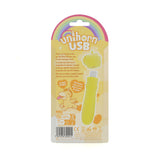 Unihorn - USB Bullet - Bean Blossom - Yellow USB Rechargeable Vibrating Bullet-UNIBBBUL