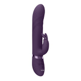 VIVE Nari - Purple - Purple 24.1 cm USB Rechargeable Rabbit Vibrator-VIVE053PUR