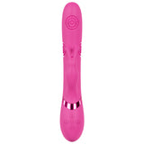 VIVE Mimi - Pink - Pink 25 cm USB Rechargeable Vibrating & Tapping Rabbit Vibrator-VIVE062PNK