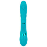 VIVE Fiore - Blue 25 cm USB Rechargeable Tapping Rabbit Vibrator-VIVE063BLU