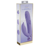 VIVE Pallina - Purple - Purple 25 cm USB Rechargeable Tapping Rabbit Vibrator-VIVE065LAV