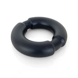 VERS Liquid Silicone Weighted Steel Core C-Ring - Black Cock Ring with Steel Core-VRS-2205