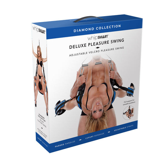 WhipSmart Diamond Deluxe Pleasure Swing - Blue - Blue Love Swing-WS1024-BLU