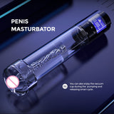 LuvPump Smart Penis Pump - Clear USB Rechargeable Automatic Penis Pump