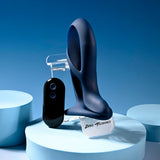 Zero Tolerance BIG TIME - Navy Blue USB Rechargeable Vibrating Penis Sleeve with Wireless Remote-ZE-RS-4547-2