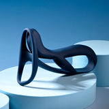 Zero Tolerance BIG TIME - Navy Blue USB Rechargeable Vibrating Penis Sleeve with Wireless Remote-ZE-RS-4547-2