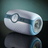 Zero Tolerance TOUCHDOWN - White 15 cm USB Rechargeable Vibrating & Tightening Stroker-ZE-RS-5100-2