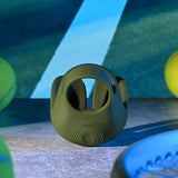 Zero Tolerance NUTTY BUDDY - Olive Green USB Rechargeable Vibrating Cock & Balls Ring-ZE-RS-5896-2
