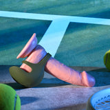 Zero Tolerance NUTTY BUDDY - Olive Green USB Rechargeable Vibrating Cock & Balls Ring-ZE-RS-5896-2