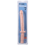 The Classic Manhandler - 10" Dildo Plus Handle (White)-0266-01-CD