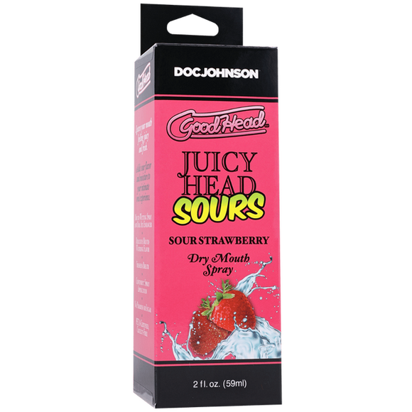 Juicy Head - Dry Mouth Spray - Sour Strawberry - 2 fl. oz.-1363-05-BX