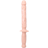 The Classic Manhandler - 10" Dildo Plus Handle (White)-0266-01-CD