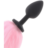 Unicorn Tail & Buttplug LED (Black)-17209-BLACK