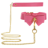 Collar and Leash (Pink)-17403-PINK