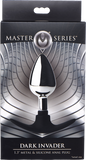 Dark Invader Metal And Silicone Anal Plug - Medium-AG343-MEDIUM