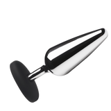 Butt Slut Metal & Silicone Butt Plug-AH445