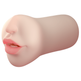 Suction Kiss - Sucking & Vibrating Mouth (Flesh)-AMO-M-010