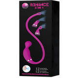 Rechargeable Romance 3in1 Vibrator (Purple)-BI-014446 (MC25)