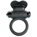 Vibrant Penis Ring - Debonaire (Black)-BI-210316