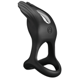 Vibrant Penis Ring - Silas (Black)-BI-210318