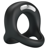 Vibrant Penis Ring - Elliott (Black)-BI-210322