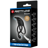 Rechargeable Dwayne Cockring (Black)-BI-210335