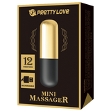 Rechargeable Mini Massager (Gold)-BL-014501J