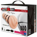 Firm Vagina - Vibrating Michelle (Flesh)-BM-009153ZH